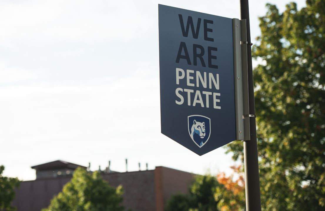 "We are Penn State" banner at Penn State Fayette